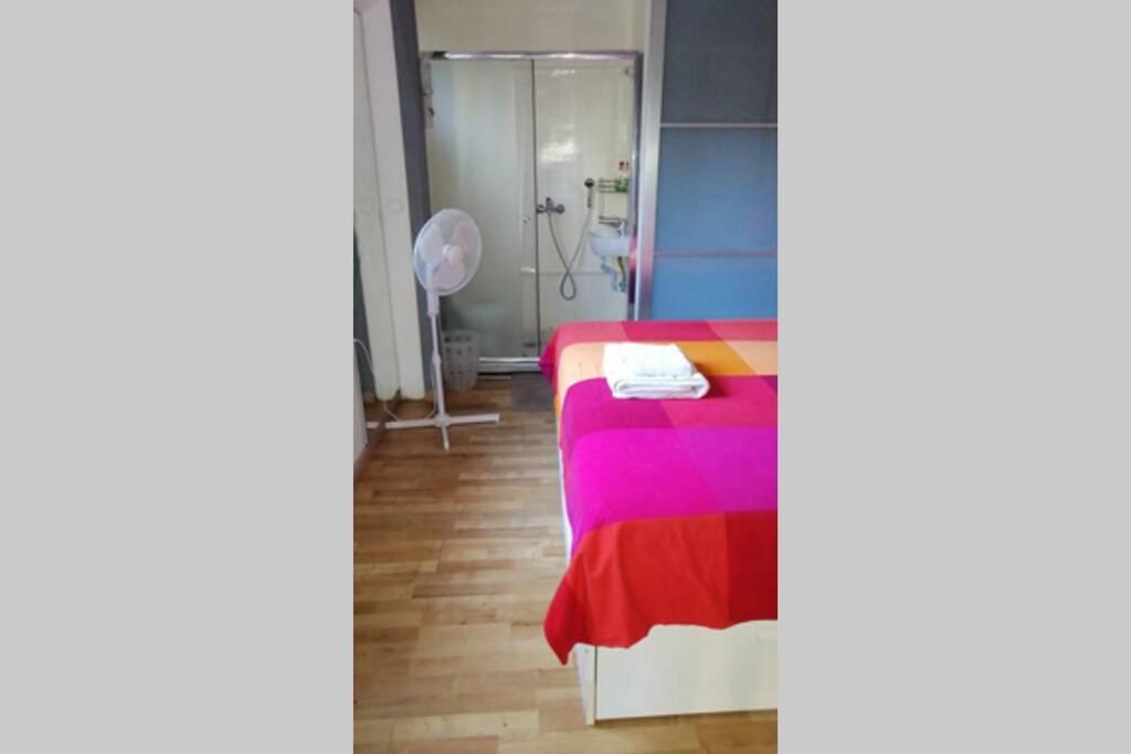 Air Conditioned Studio In Quite Garden With Barbecue אתונה מראה חיצוני תמונה
